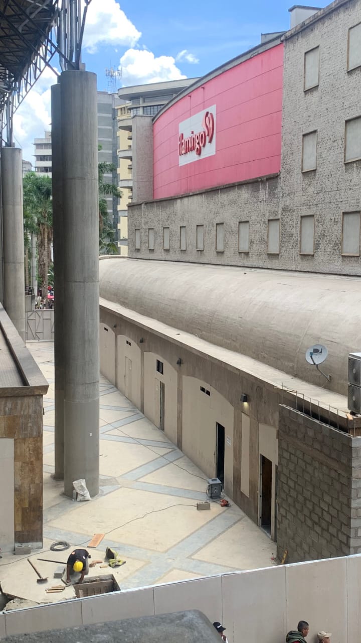Obra en la Estación Parque Berrío